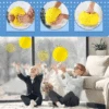 Silent basketball Size 7 Squeezable Mute Bouncing Basketball Indoor Silent Ball Foam Basketball 24cm Bounce Football Sports Toys 5