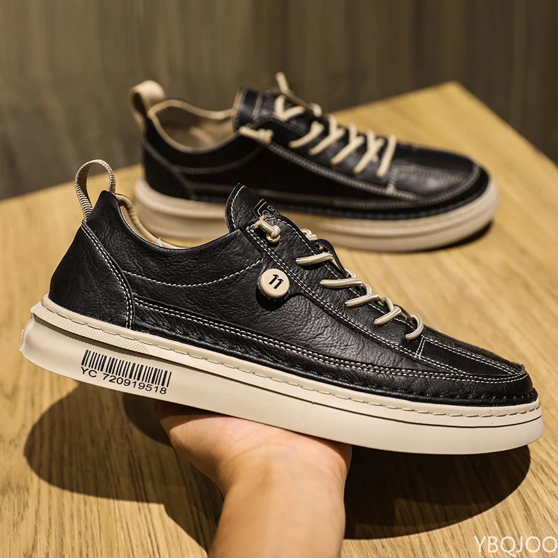 

Men's New Style Autumn Breathable Comfortable Casual Leather Shoe Versatile Fashion leather men's shoes