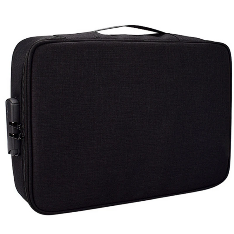 

Document Ticket Bag Large Capacity Certificates Files Organizer for Home Travel Use To Store Important Items