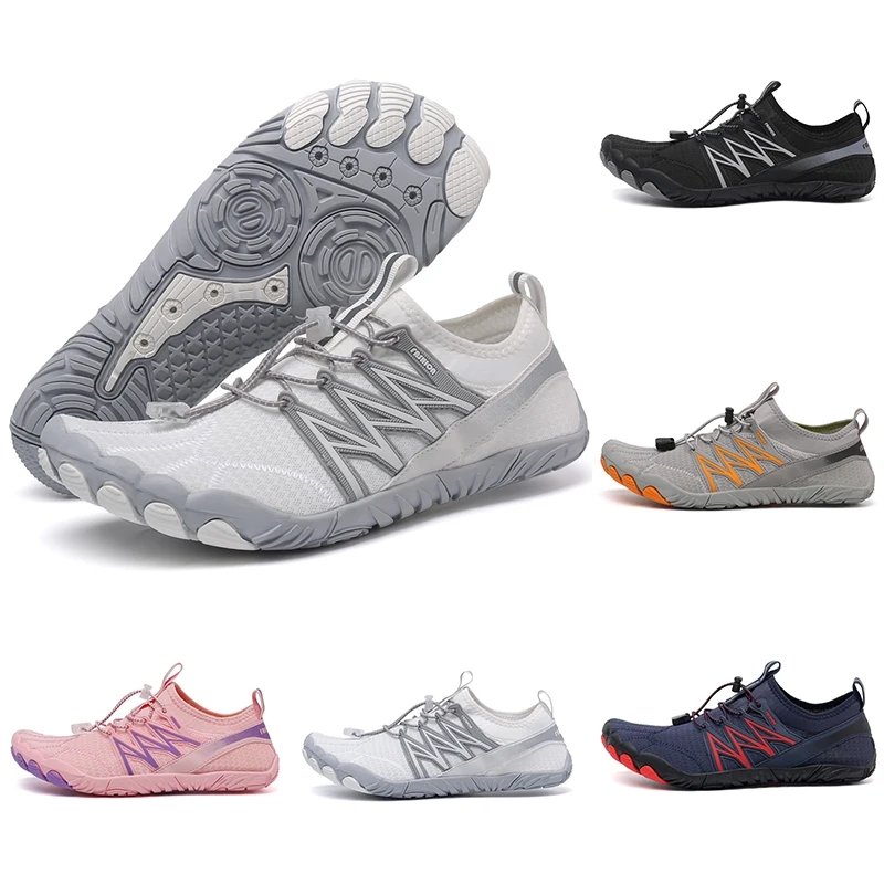 Aqua Shoes Unisex Multifunctional Outdoor Beach Game Indoor Squat Gym Footwear Couple Vacation 35-46#