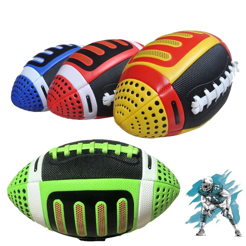 Size 3 Rugby Ball American Football Children Sports Match Standard Training US Street Football-41 | Спорт и развлечения