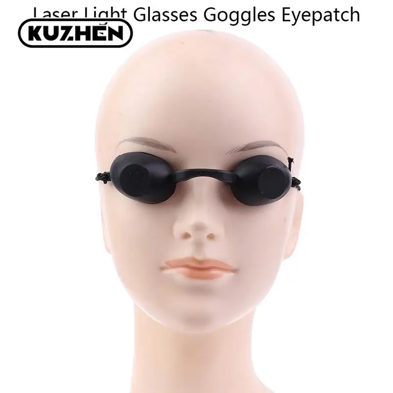 1pc Soft Sunbathing Eyewear Tanning Goggles Beach Adjustable UV Skin Tanning Eye Protection UV Glasses Black 2
