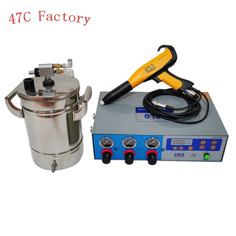 

Small Portable Electrostatic Painting Equipment Powder Coating Machine Live Stream Only