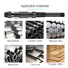 HSS adjustable manual reamer 6-84mm, used for manual reaming and precision cutting tool hand tools 3