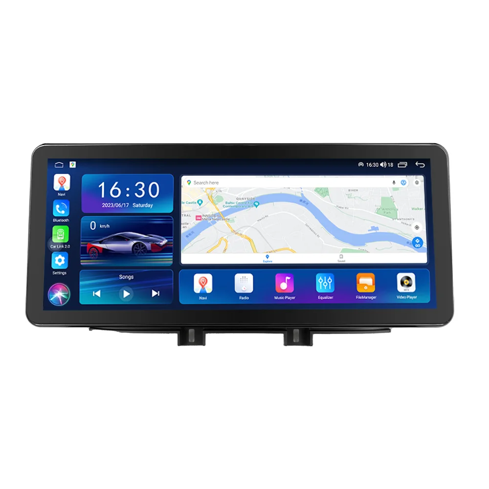 

Android 12,3 "автомобильный радиоприемник, беспроводной Carplay, автомобильный емкостный мультимедийный плеер с GPS для Peugeot 4008/5008 2016-2022