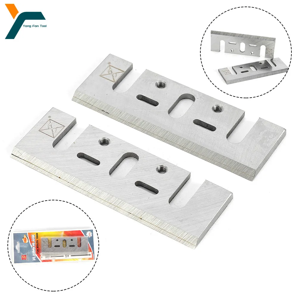 Electric Planer Blade Knives Cutter HSS Edge Wood Planer Cutting 2Pcs 82x29x3mm For Makita 1900B 1923B 1001 D26676 DW680 KP0800 planer blades woodworking tools
