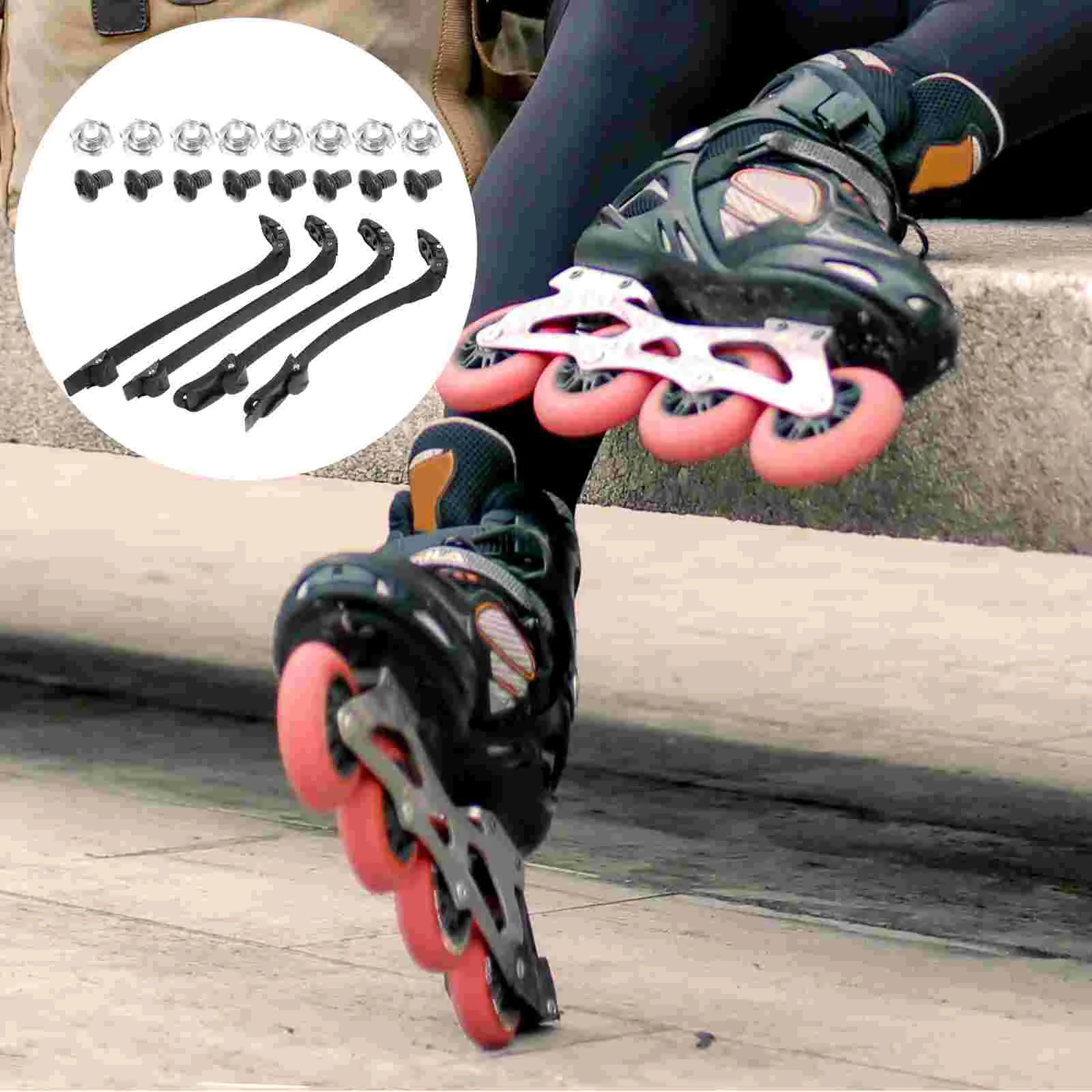 

Roller Skating Shoes Replacements Inline Strap Skates Buckles Accessory