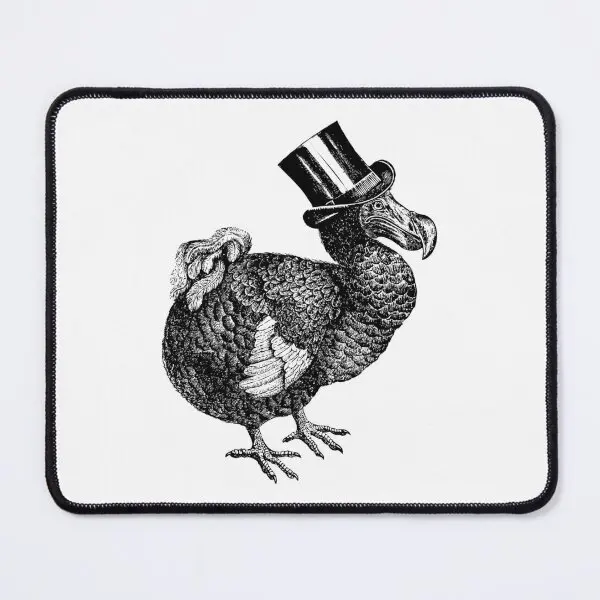 Mr Dodo Vintage Dodos Nero E Whit Mouse Pad Stampa Gaming Mens Table Desk Mousepad Anime Gamer Play Pc Mat Tappeto Computer