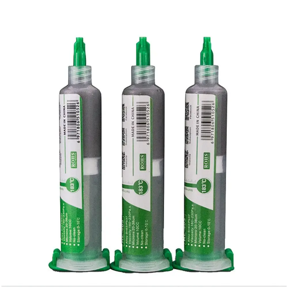 

10cc 63/37 Reballing Repair Medium Temperature Soldering Paste Welding Flux CPU Tin Soldering Oil Gel