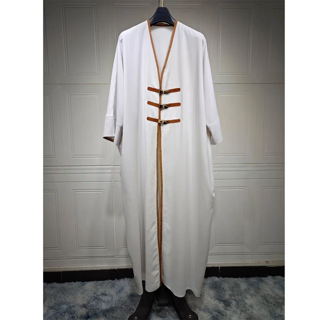 Abayas ouvertes en satin pour femmes musulmanes, kimono de luxe pour Ramadan, Turquie Kebaya Caftan Marocain Abaya Dubai Jalabiya, 2025