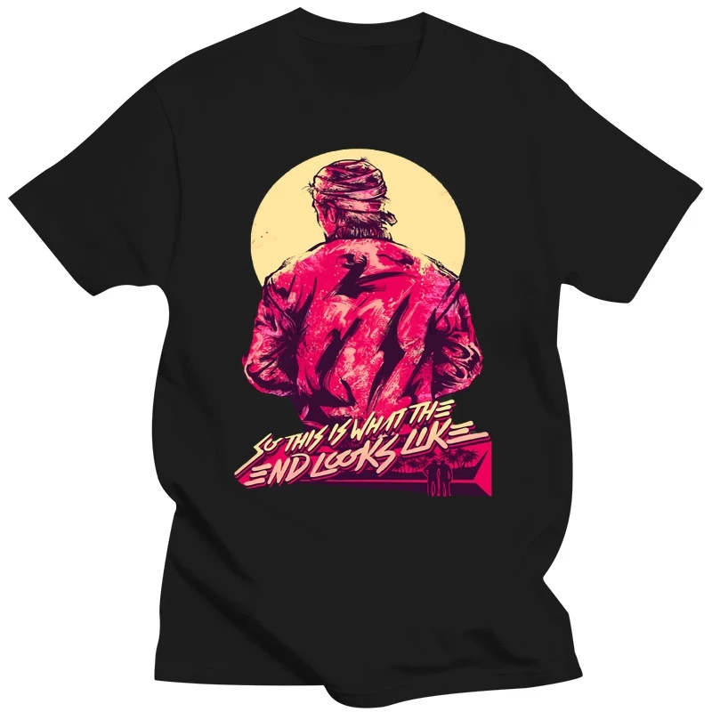

Gioco Hotline Miami T Camicette 100 degli uomini del Cotone di Estate di Disegno Manica Corta