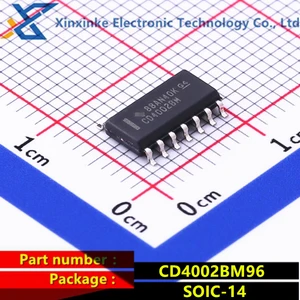 CD4002BM96 SOIC-14 CD4002BM Логические ворота CMOS Quad 4-вход или ворота CD4002B CMOS двойной 4-вход или ворота совершенно новый оригинальный