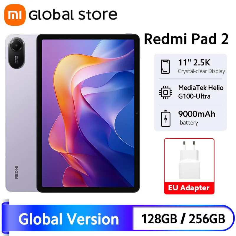 Xiaomi Redmi Pad 2 グローバル版 タブレット 9000mAhバッテリー