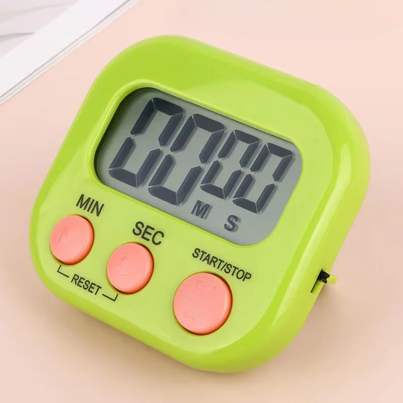 Digital Kitchen Timer with Magnetic Backing and Stand - 99-Minute Cooking Countdown and Alarm
