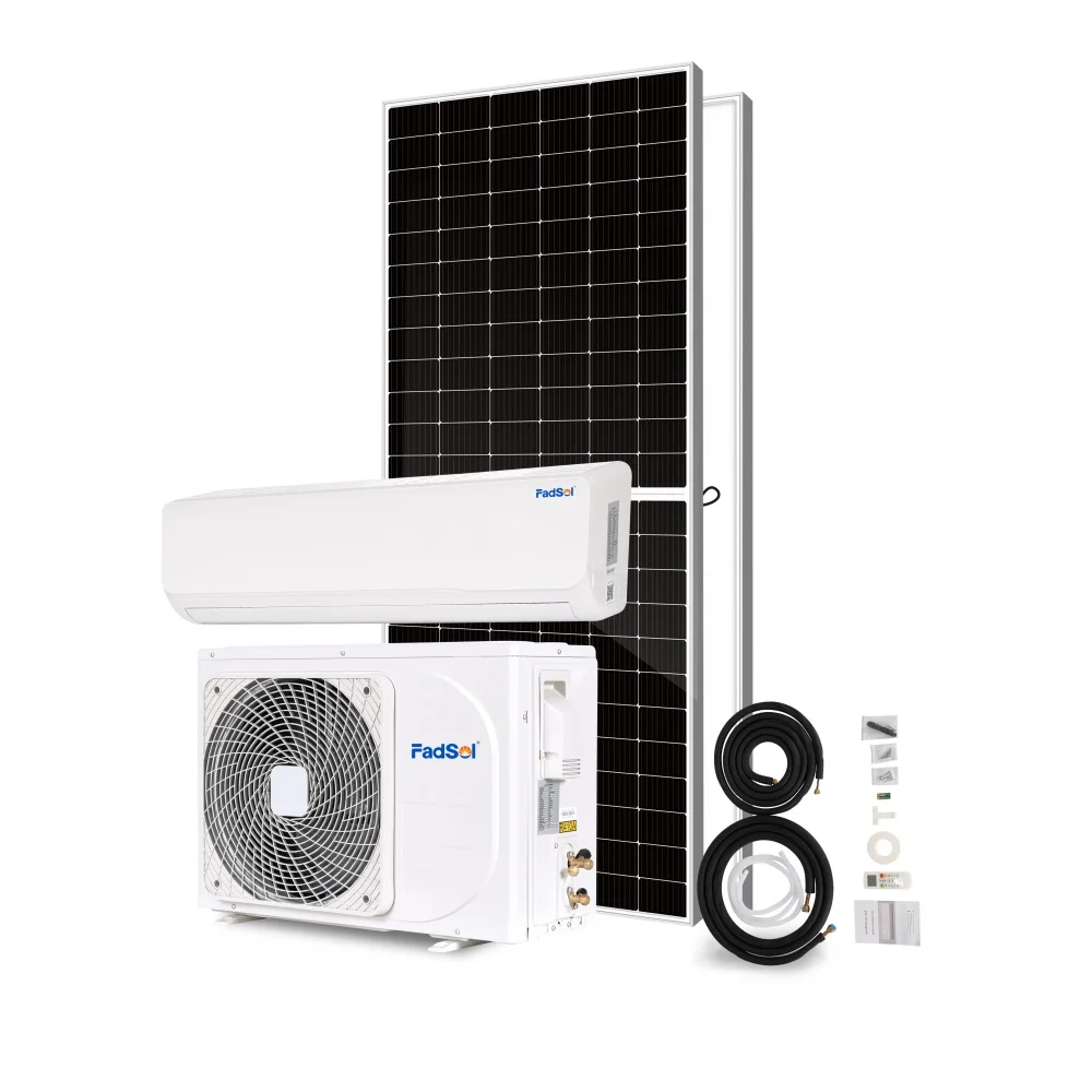 

New 9000Btu 12000Btu 18000Btu 24000Btu Solar Power Price AC DC Hybrid Wall Split Solar Powered AC Air Conditioner