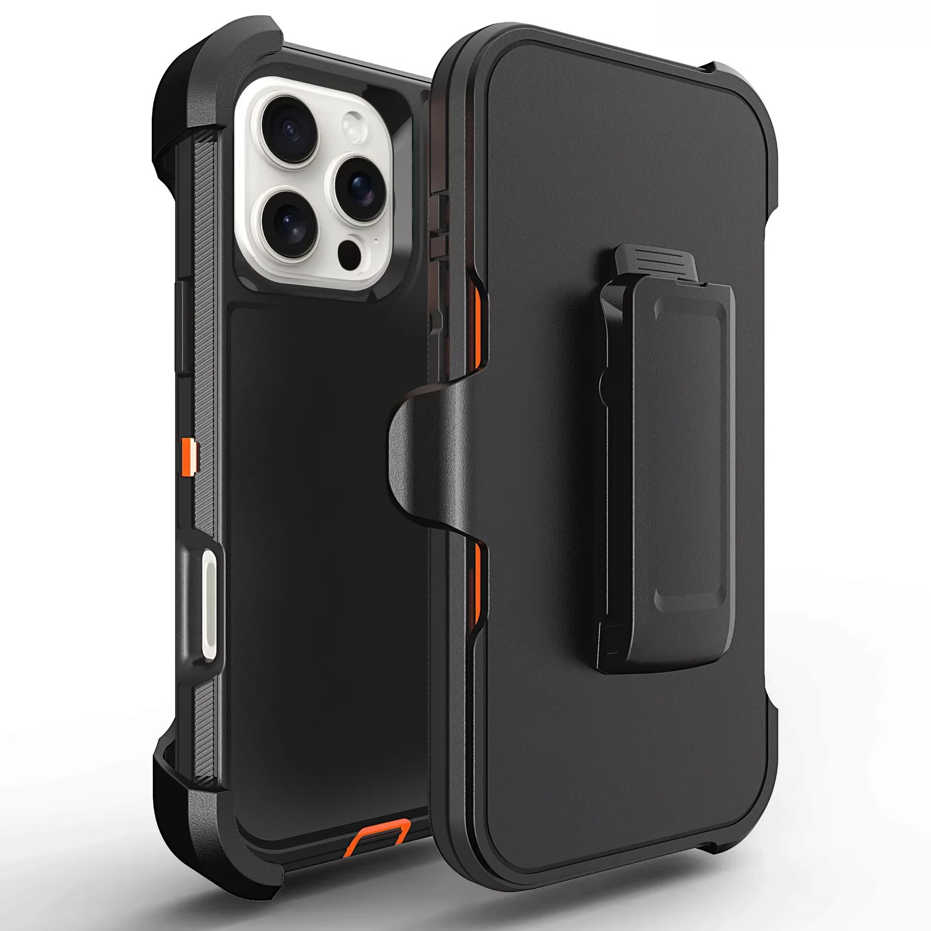 Heavy Duty Rugged Armor Shockproof Protective Case with Belt Clip