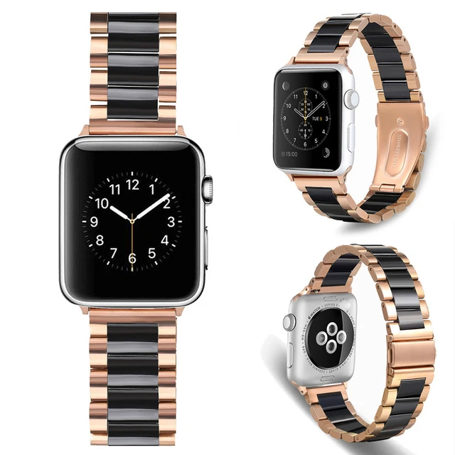 Man Women Business Strap For Apple Watch Band 8 Ultra 49mm 7 SE 6 5 4 3 41mm  45mm Iwatch Series 38 42mm 44mm 40mm Steel Bracelet - AliExpress