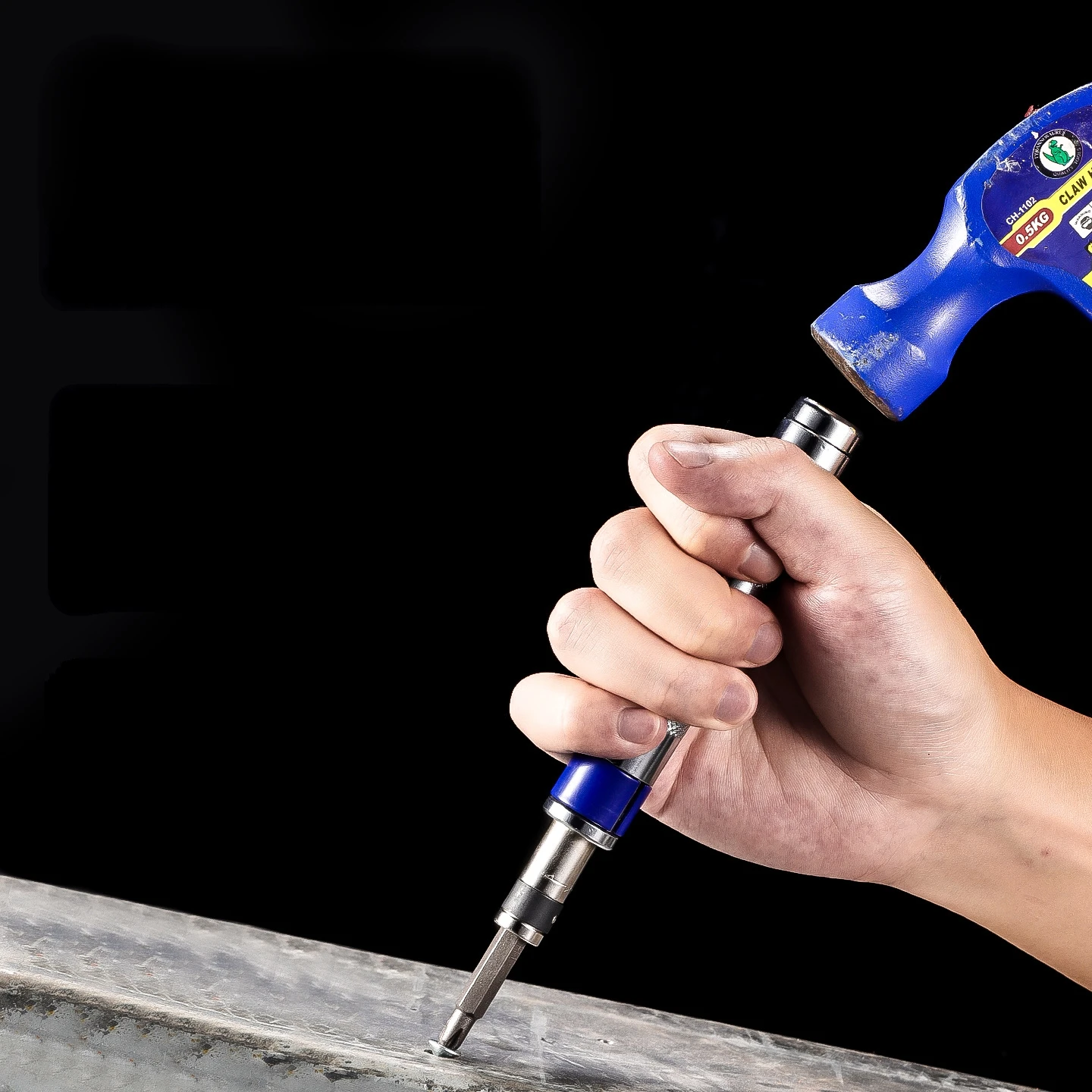 6 in 1 Impact Screwdriver Impact Drive Rusted Stuck Broken Fasteners Remover Screwdriver Set with Complete Specifications