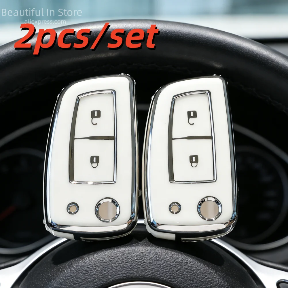 Premium Car Key Case Covers (2-Pack) - Sleek and Durable Protection