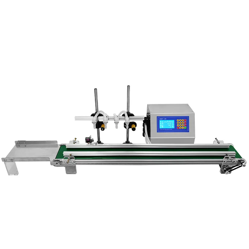 CSY-4H3200 Automatic Filling Machine Diaphragm Pump Small Liquid Four Heads With Conveyor Belt Oil Filler 4*3000ml/head