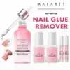 Makartt Super Strong Nail Glue and Glue Remover ,Quick Glue Debonder | Easy Removal with a Dropper Applicator For Press On Nails 1