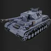 Henglong 38591/16 Simulation German Iv F2 Remote Control Medium Tank Support Multi Functional Battle Model Car Children's Toy 2