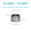 External M22 to M22