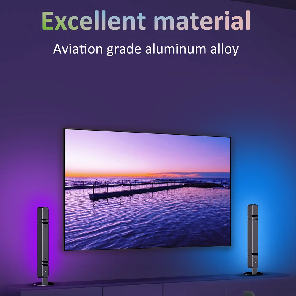 LED RGB Voice Controlled Pickup Atmosphere Light Intelligent Remote Control Color Changing Multifunctional Desktop Decoration 3