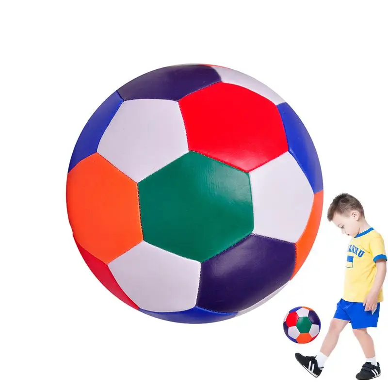 

2024 Soccer Balls 16cm High Quality PU Leather Seamless Soft Ball Outdoor Sports Football Training Match futbol topu