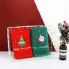 New Navidad Xmas Face Towel Christmas Decor Red Santa Claus New Year Gift Home Bathroom Washing Hand Face Towel Cloth Man Woman 3