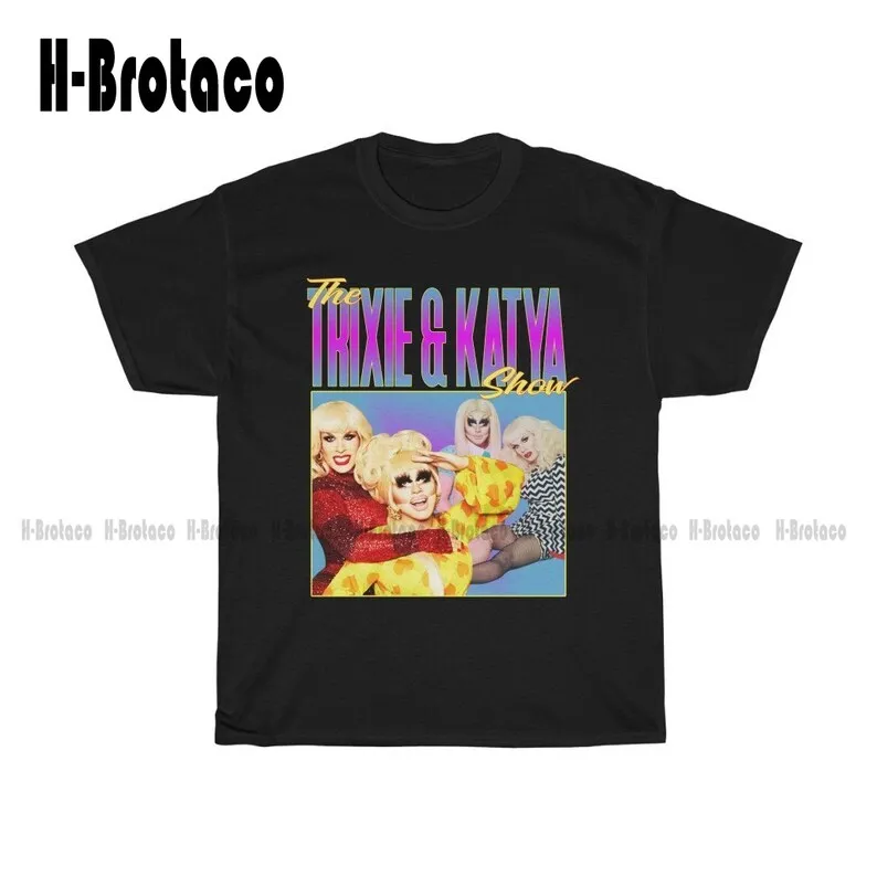

Футболка Trixie и Katya Show, футболка Trixie & Katya Show, футболка для ТВ-шоу, винтажная музыкальная рубашка