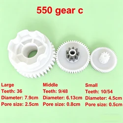 Children's Electric Car Gearbox Replacement Part - Durable Plastic and Metal Gear Combination (C 550 full set)