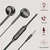 3.5mm In Ear Earphones Wired Headphones with Microphone Stereo Earbuds Sports Headset for Huawei Xiaomi Samsung Phone MP3 MP4 6