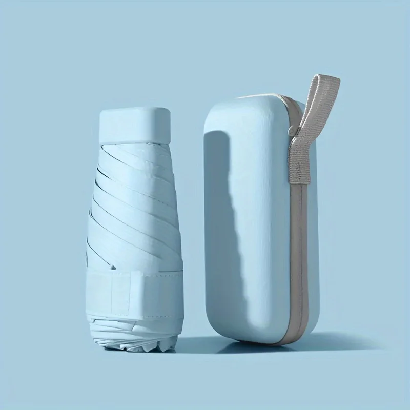 Compact UV-Resistant Sun and Rain Umbrella