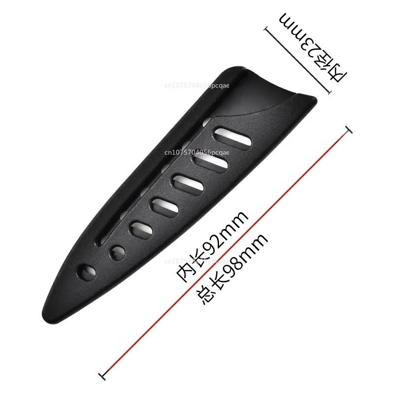 1pcs New Kitchen Knife Sheath Black Plastic Knife Covers Blade Protector Cover Guards Case Kitchen Accessories Practical knife cover