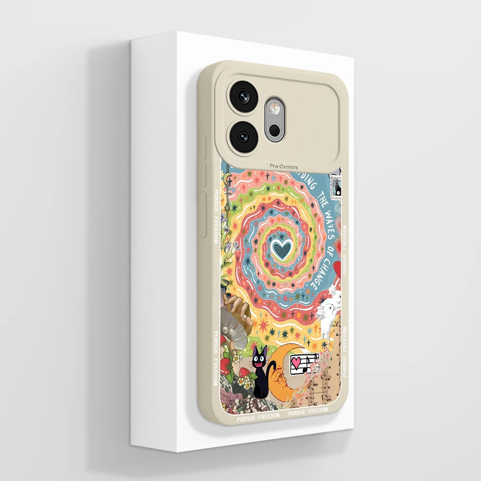 Candy Painted Soft Liquid Silicone Lightweight Phone Case with Lens Protection