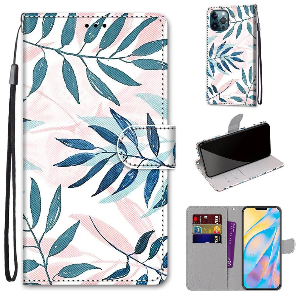 Fashion Leather Flip Case For Samsung Galaxy A50 A51 A70 A71 5G Personalized Painted Wallet Card Holder Stand Book Cover- S2d4ed6ae0ca04c85bb735c9a40f1b15bd