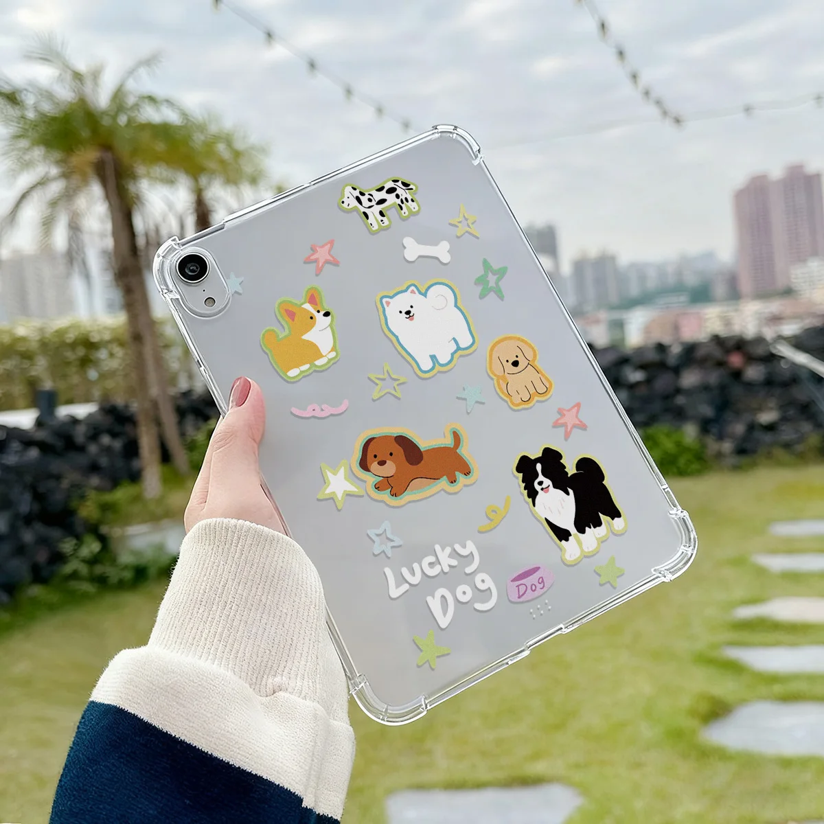Adorable Silicone Cat Tablet Case - 8.7 Inch Universal Cover