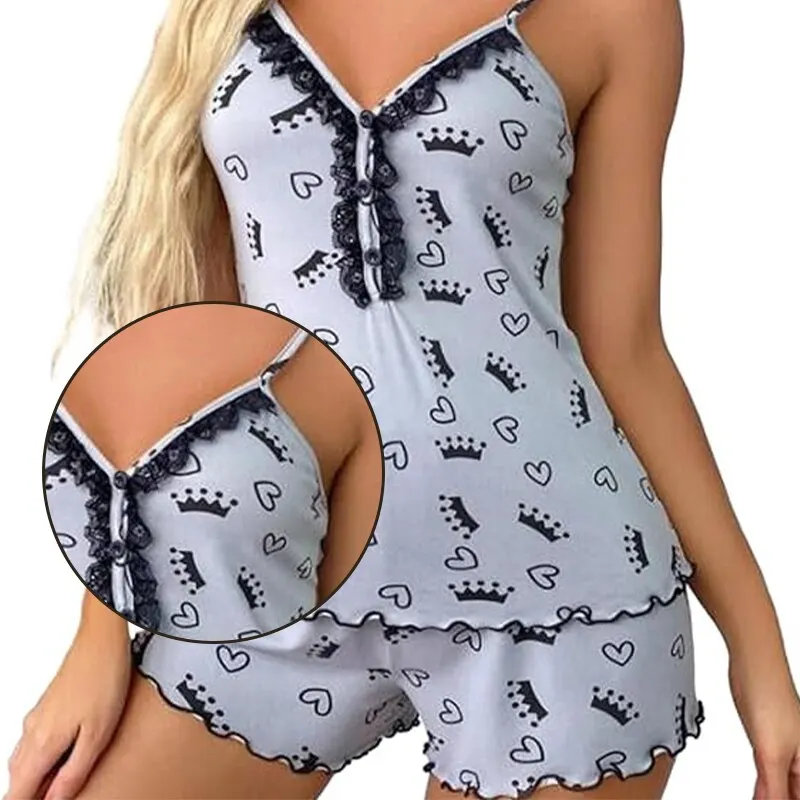 Ensemble pyjama sexy deux pièces pour femmes – Image 5