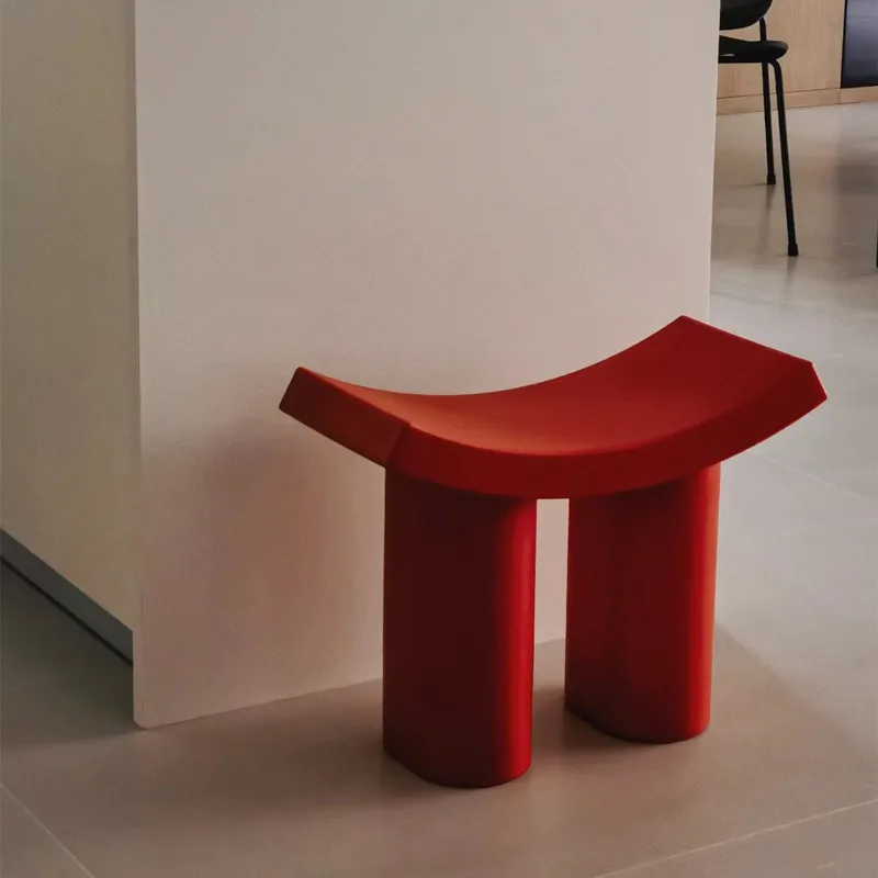 Household Door Shoe Change Stool Small Apartment Plastic Stool
