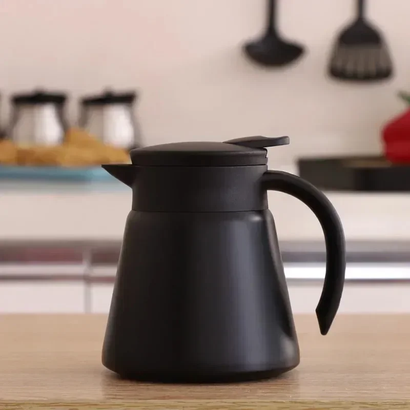 600ml Thermal Coffee Carafe Stainless Steel Double...