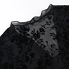 Women's Elegant Design New Tops, Stylish Long Sleeve Blouse, Daily Outdoor Wear, Ruffled Flared Sleeve Girls Clothing 5