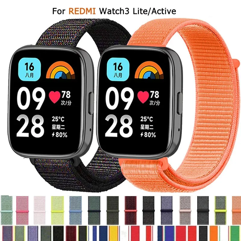 Sport Nylon Loop Band - 22MM Soft Wristband Strap in Vibrant Colors