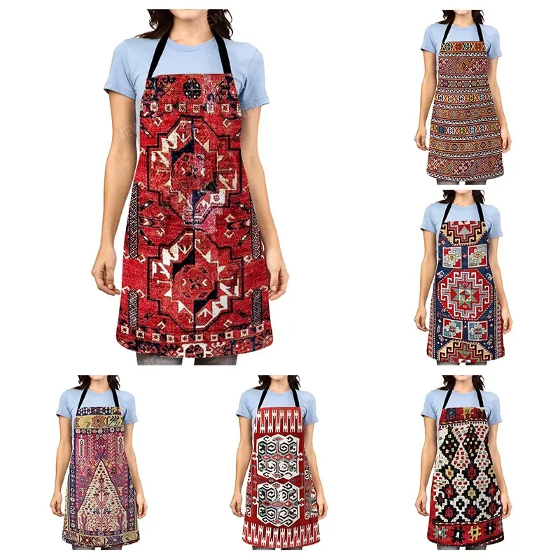 

Aesthetic Women kitchen apron original Children Waterproof girl custom man waiter work apron oil proof Morocco vintage Persia