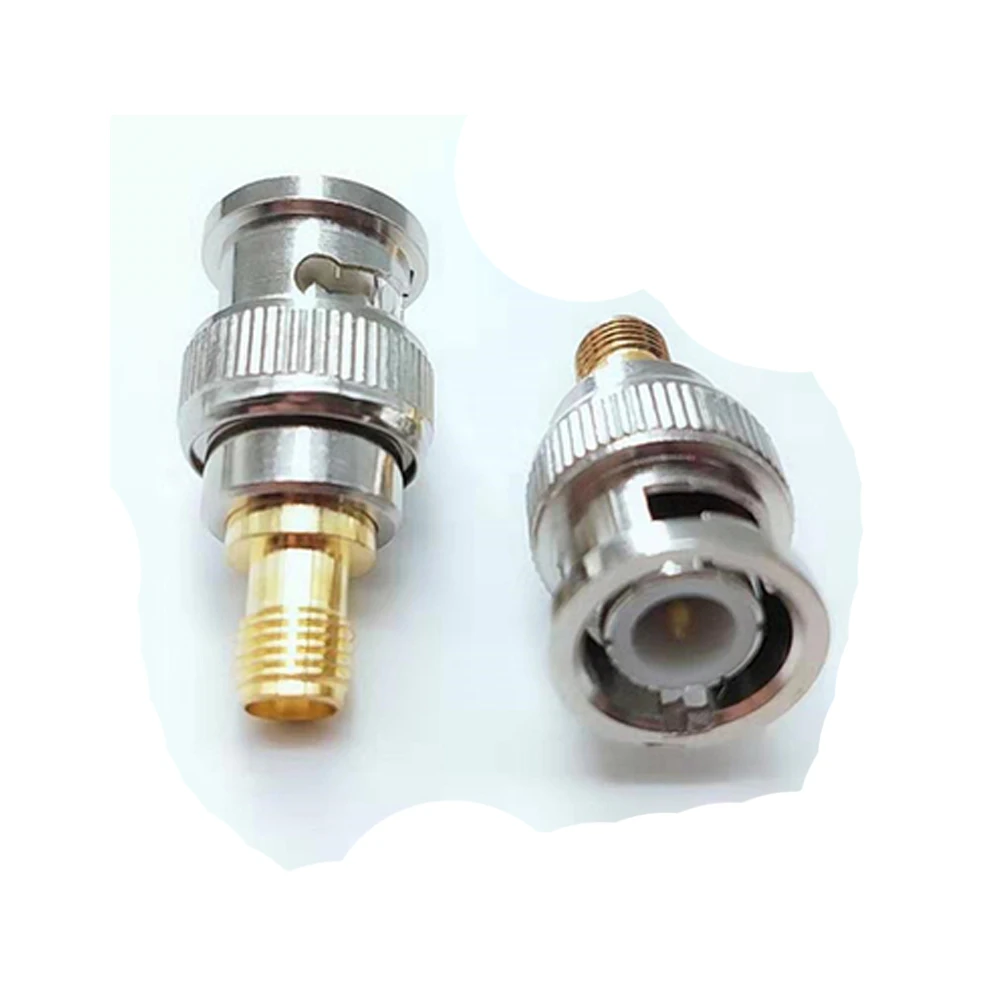 

3PCS Adapter BNC plug male to SMA female jack RF connector straight