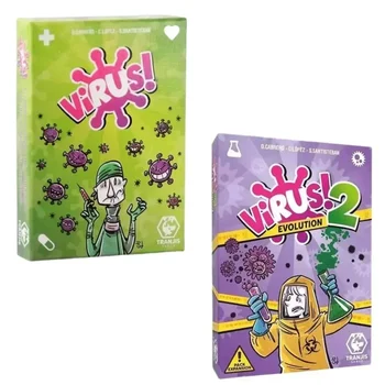 In Spanish Version In English Virus Card Game The Contagiously Virus 2 Card Correct Version Party Game For Fun Family Games 1