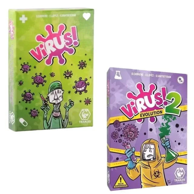 In Spanish Version In English Virus Card Game The Contagiously Virus 2 Card Correct Version Party Game For Fun Family Games 1