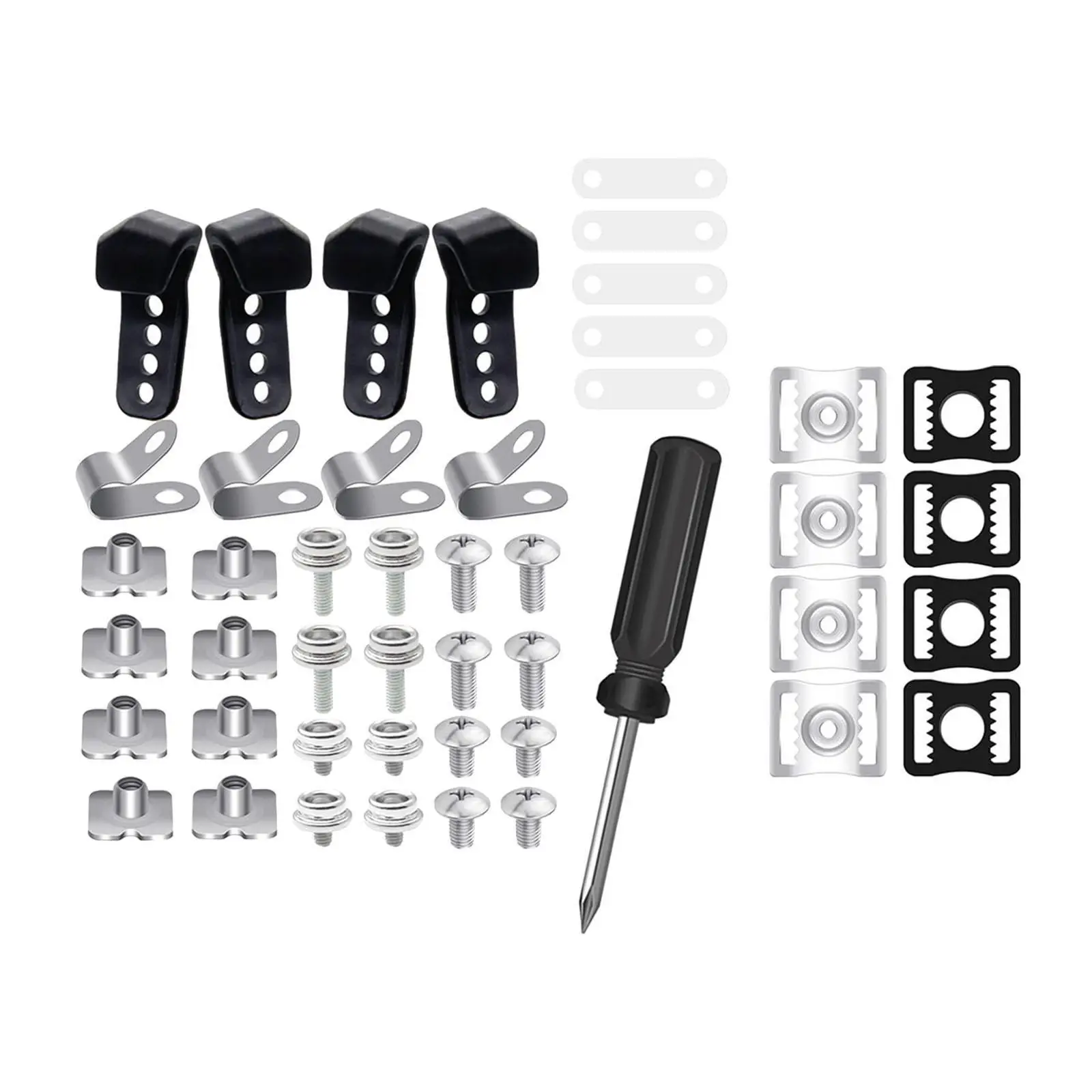 Hockey Helmet Visor Screws Washers Nuts Hockey Equipment Replacement Safety Spare Parts Helmet Screws Repair Kit Hardware Kit