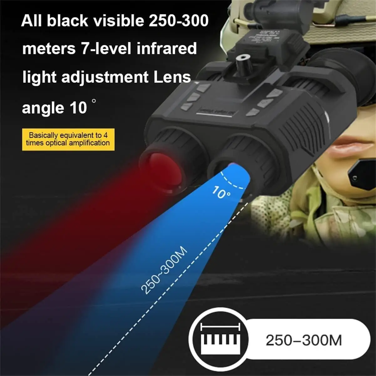 Digital Night-Vision Binoculars + Audio/Video Recording 4