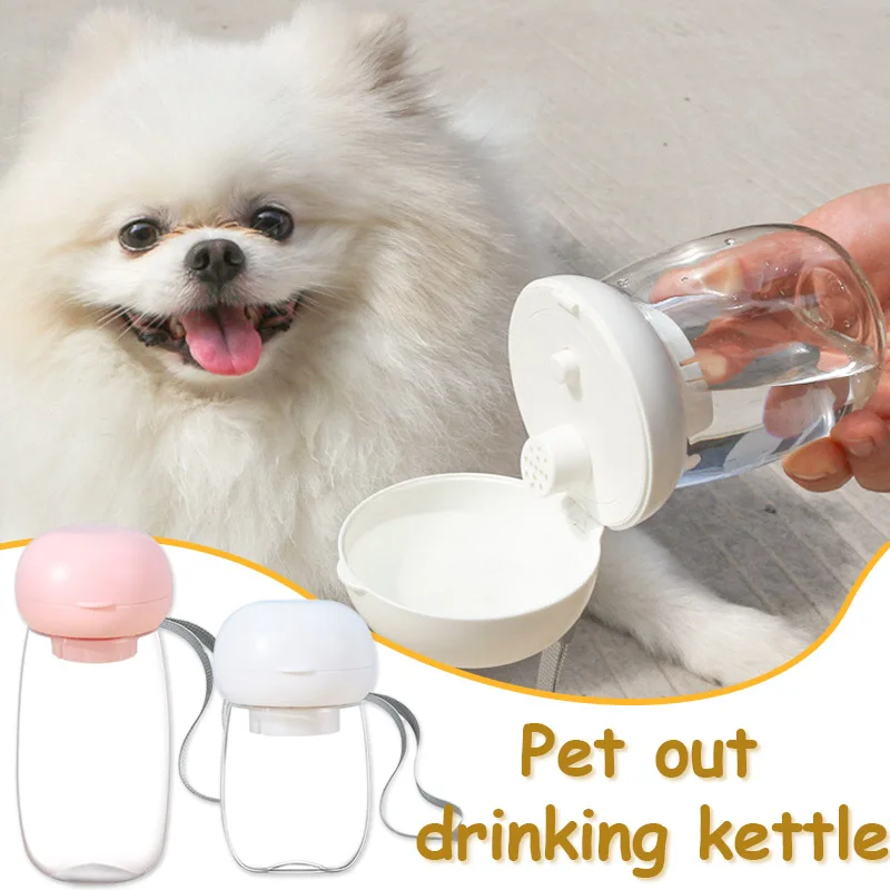 Portable Water Bottle For Dogs Cat Outdoor Leakproof Walking Drinking ...